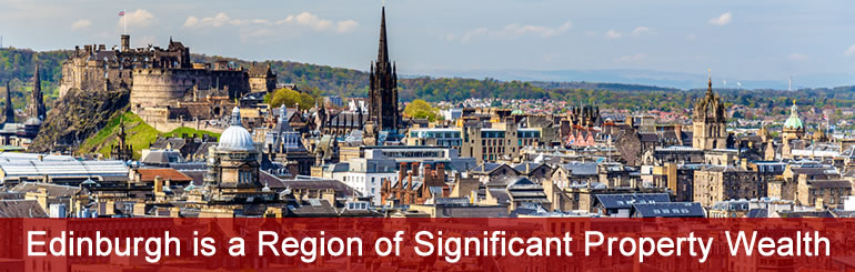 Edinburgh will become a popular region for equity release due to significant levels of property wealth