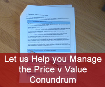 paying over home report value for a property